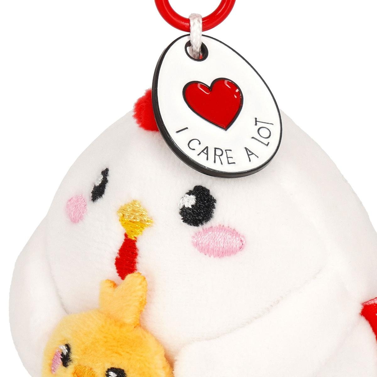 Hen Super Soft! Tiny Plush Keyring