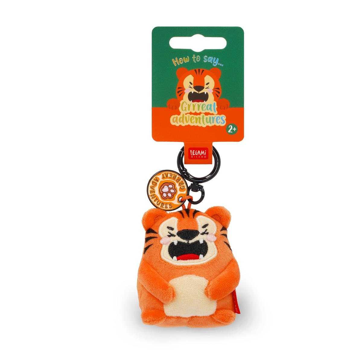 Tiger Super Soft! Tiny Plush Keyring
