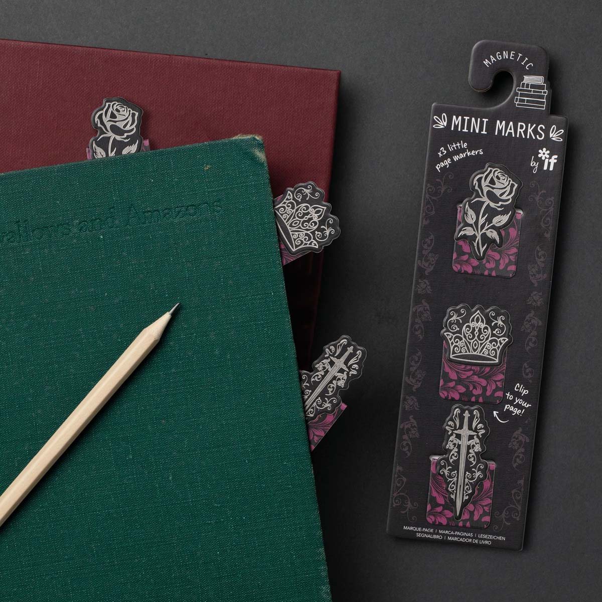 Magnetic Mini Marks  - Damask