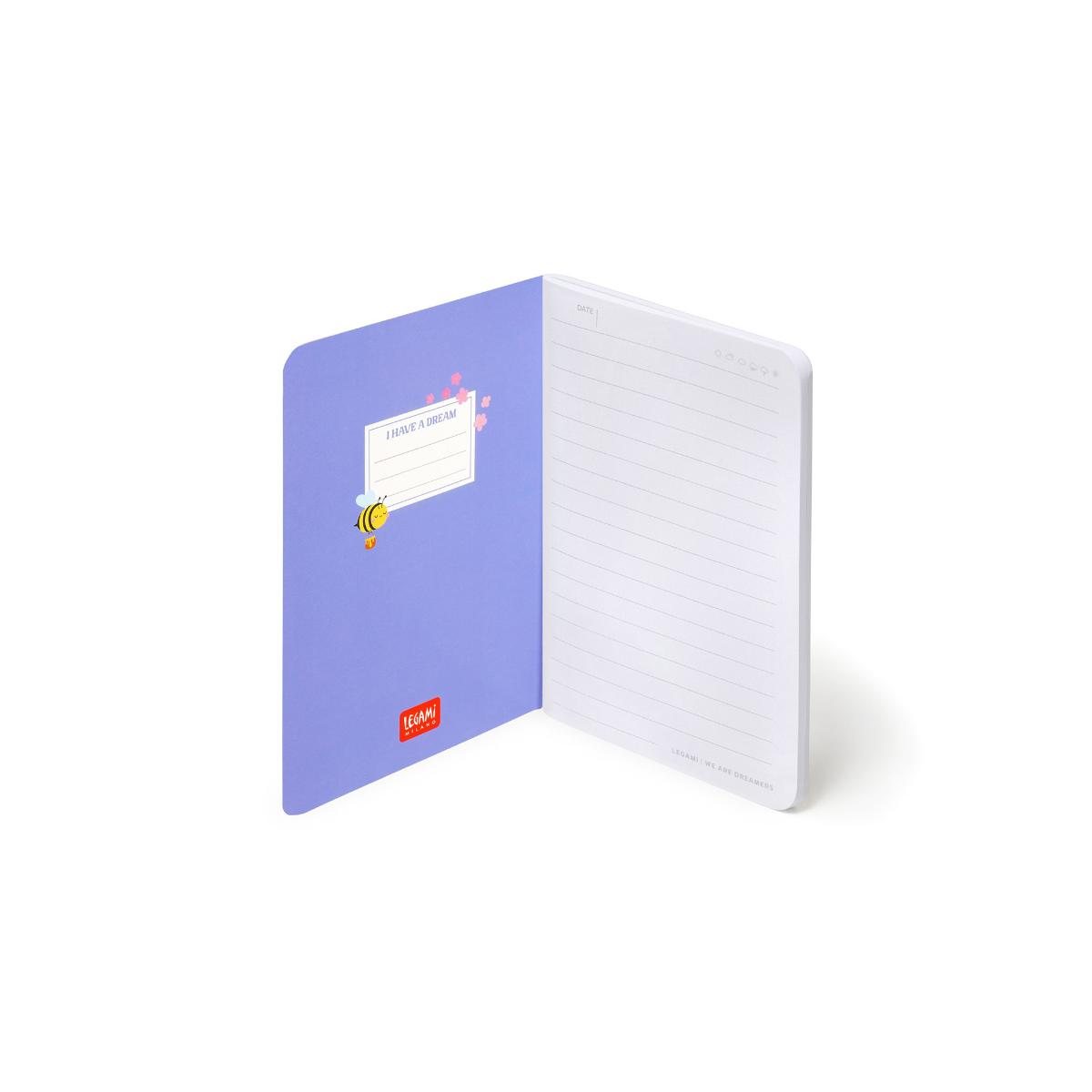 Bee Lined Small Quaderno Notebook