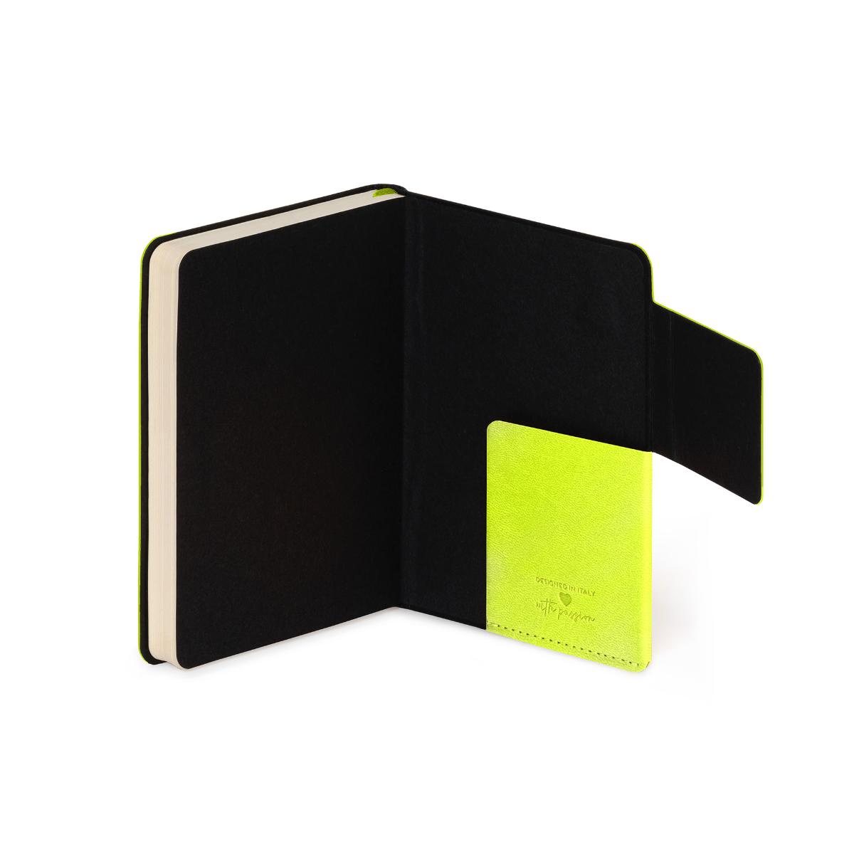 Chartreuse Lined Small Notebook