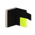 Chartreuse Lined Small Notebook