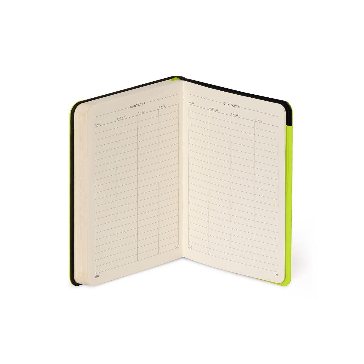 Chartreuse Lined Small Notebook