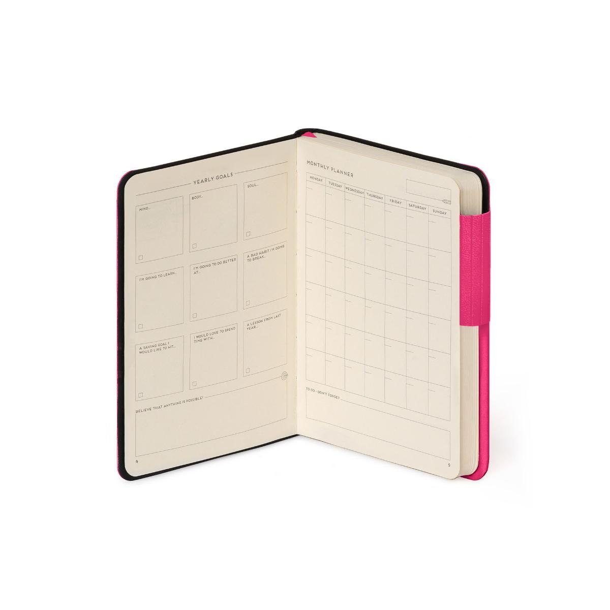 Raspberry Lined Small Notebook