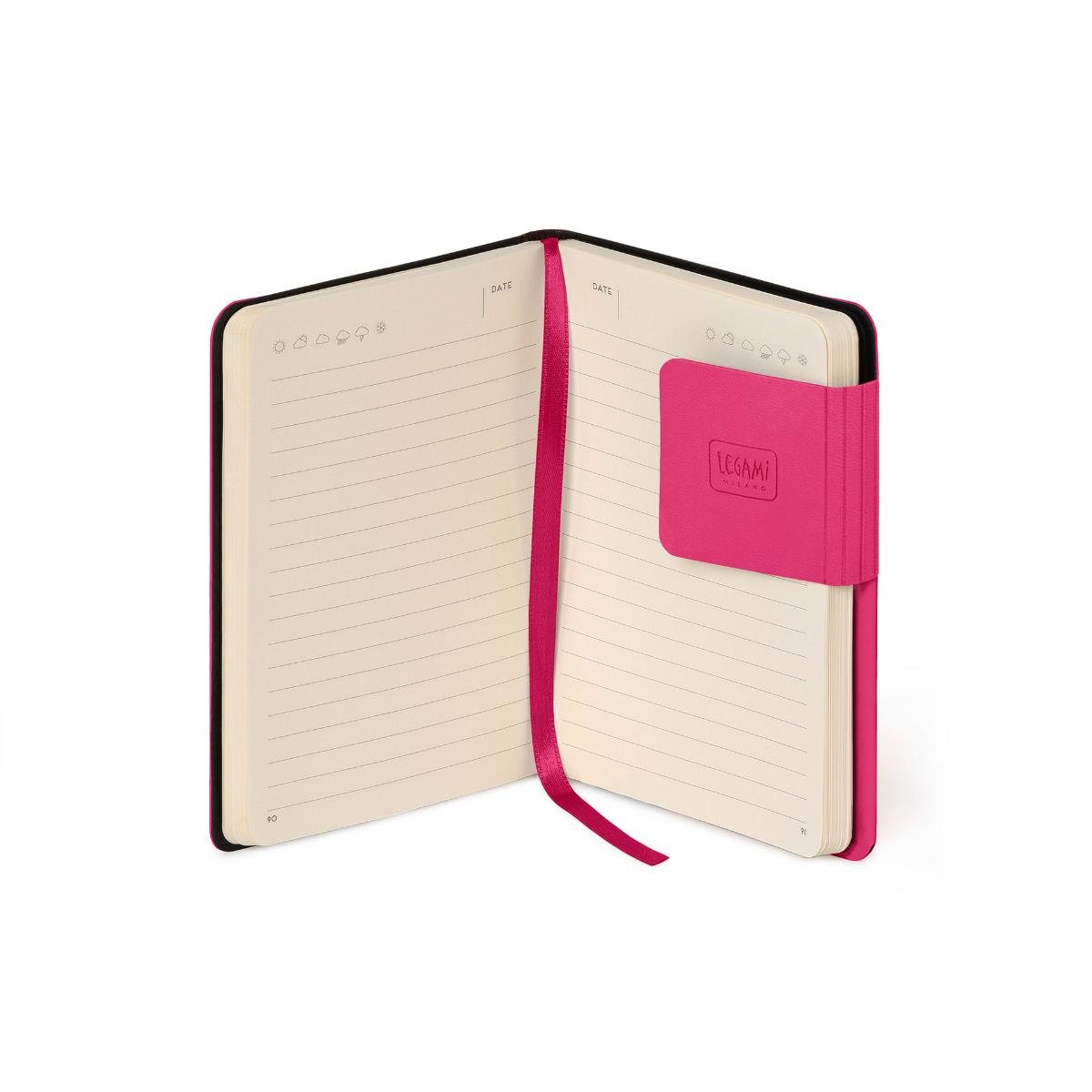 Raspberry Lined Small Notebook