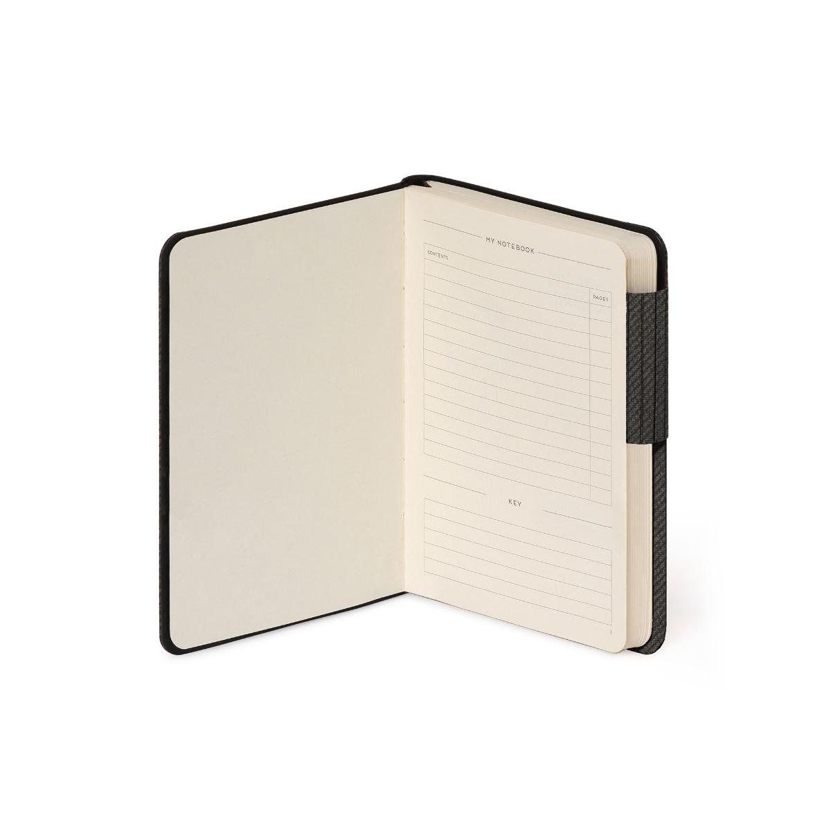 Deep Graphite Lined Small Notebook