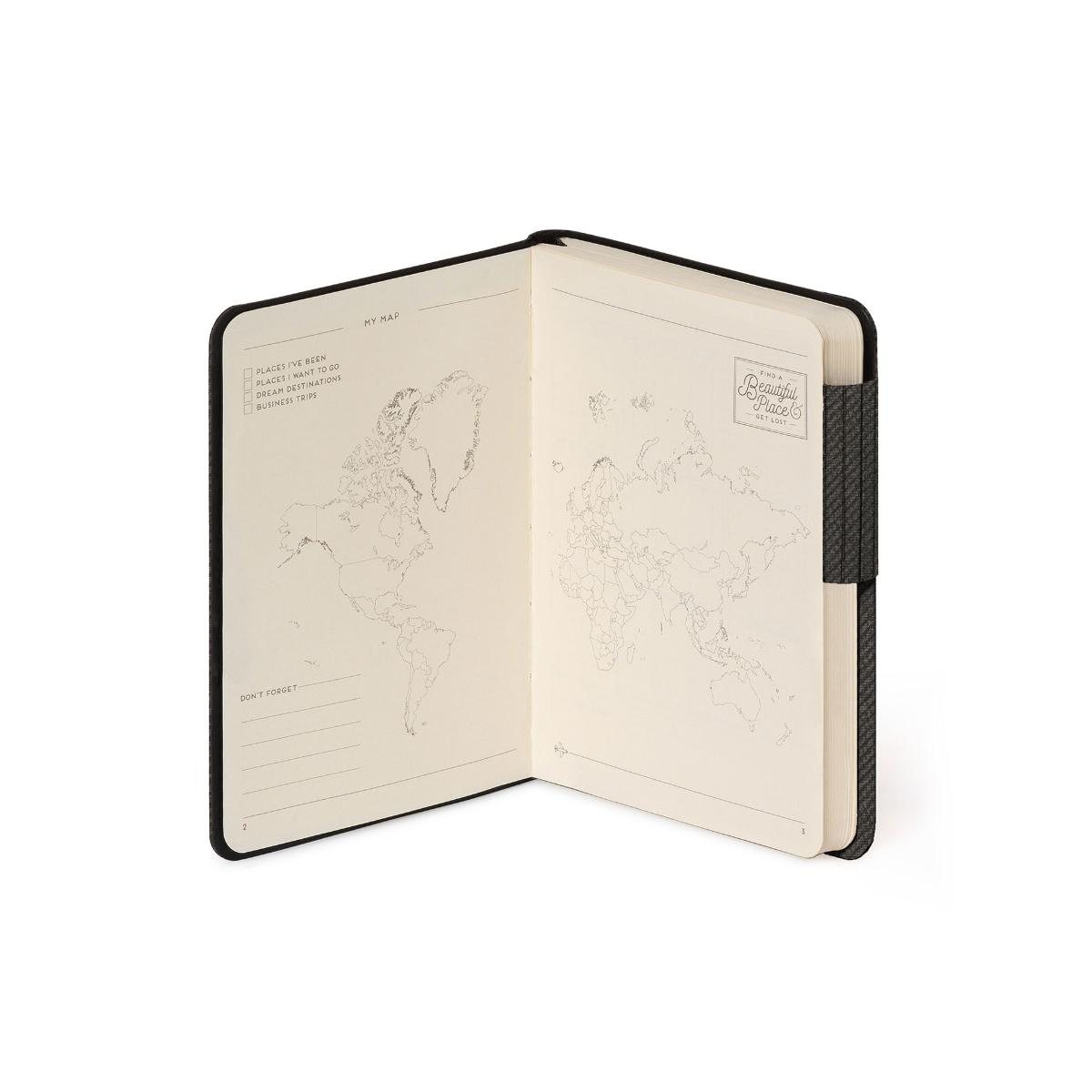 Deep Graphite Lined Small Notebook