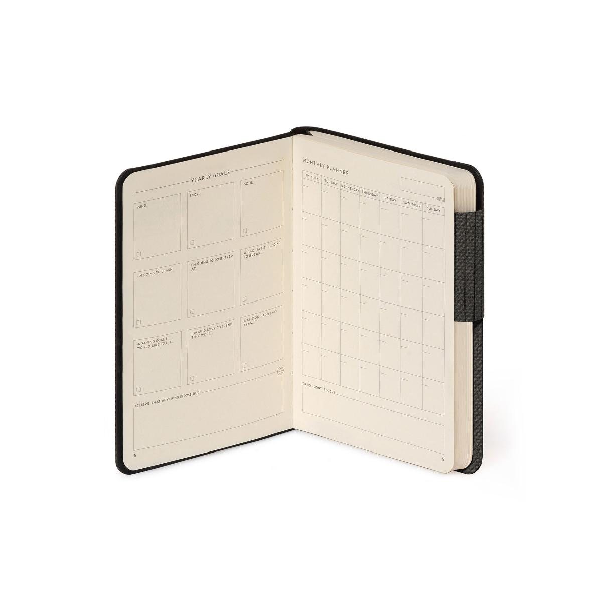 Deep Graphite Lined Small Notebook