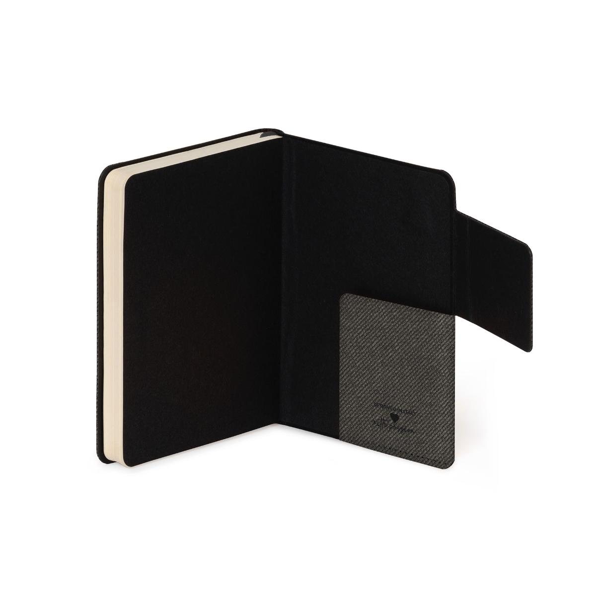Deep Graphite Lined Small Notebook