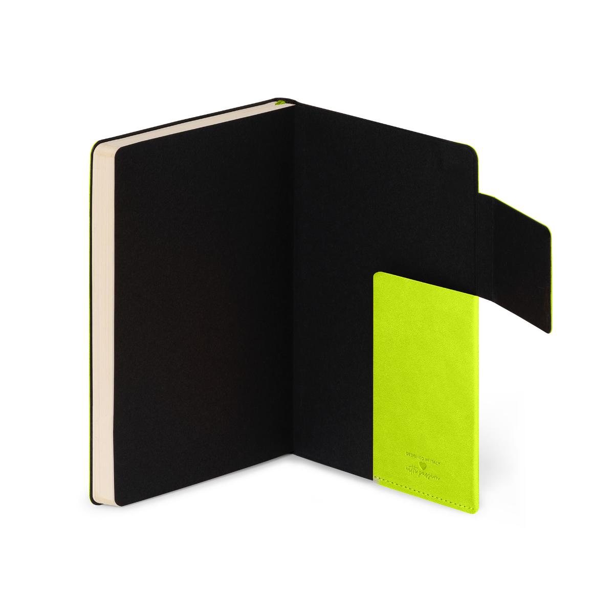 Chartreuse Lined Medium Notebook