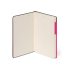 Raspberry Lined Medium Notebook