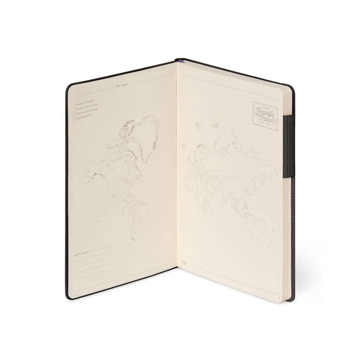 Deep Graphite Lined Medium Notebook