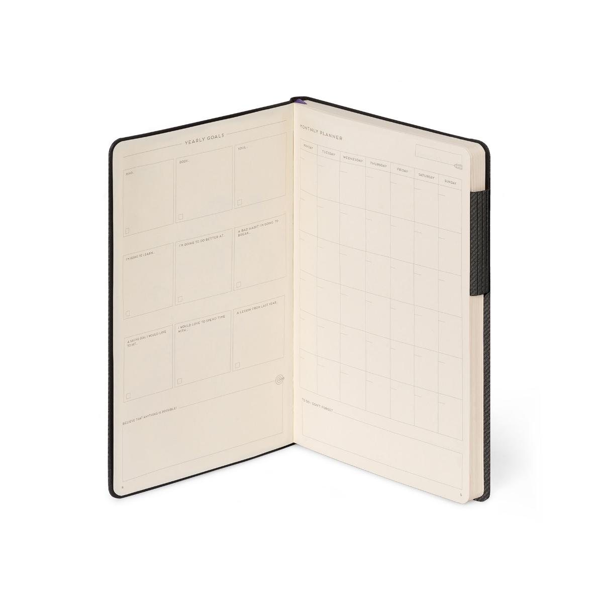 Deep Graphite Lined Medium Notebook