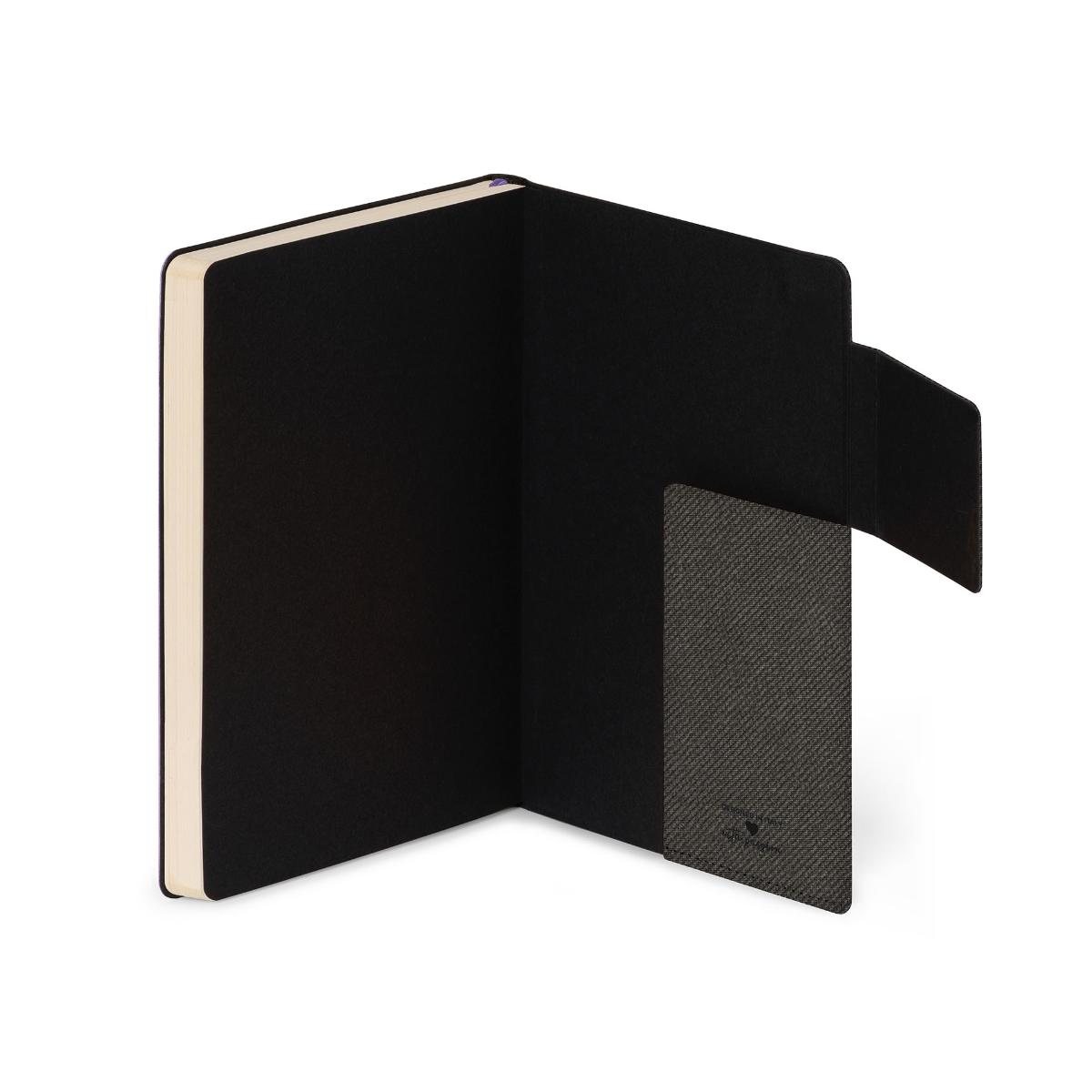 Deep Graphite Lined Medium Notebook