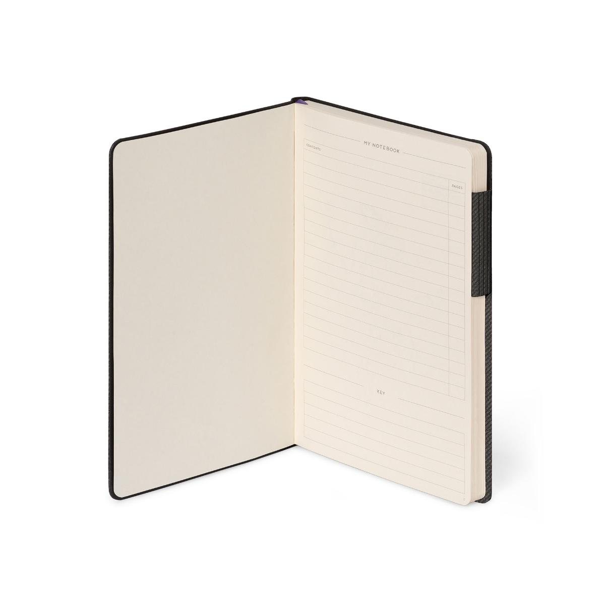 Deep Graphite Lined Medium Notebook