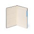 Retro Blue Plain Medium Notebook