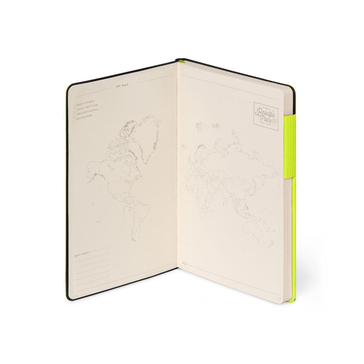 Chartreuse Plain Medium Notebook