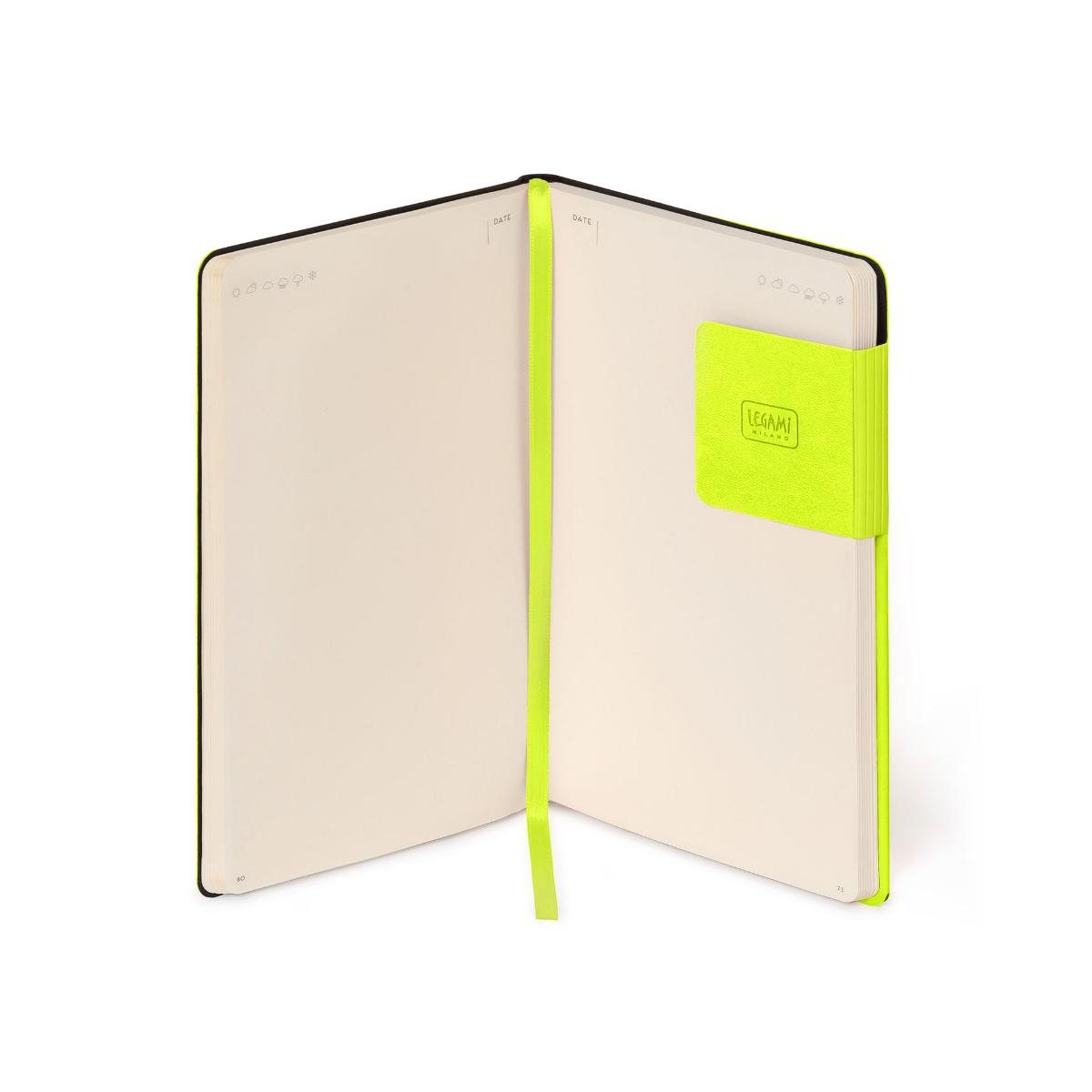 Chartreuse Plain Medium Notebook