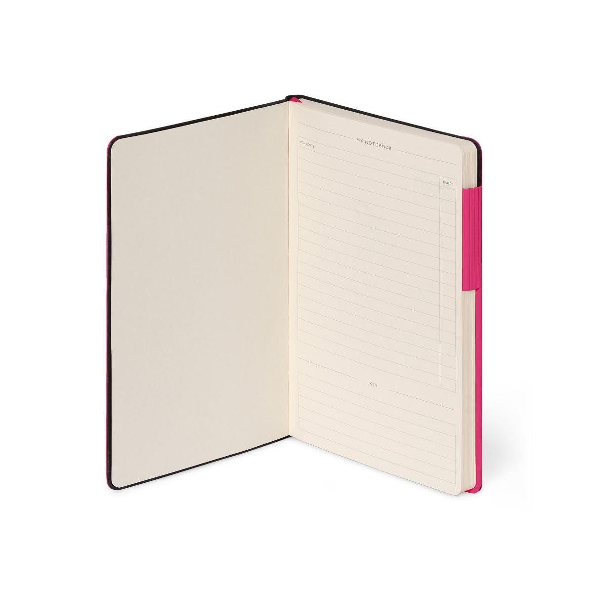 Raspberry Plain Medium Notebook