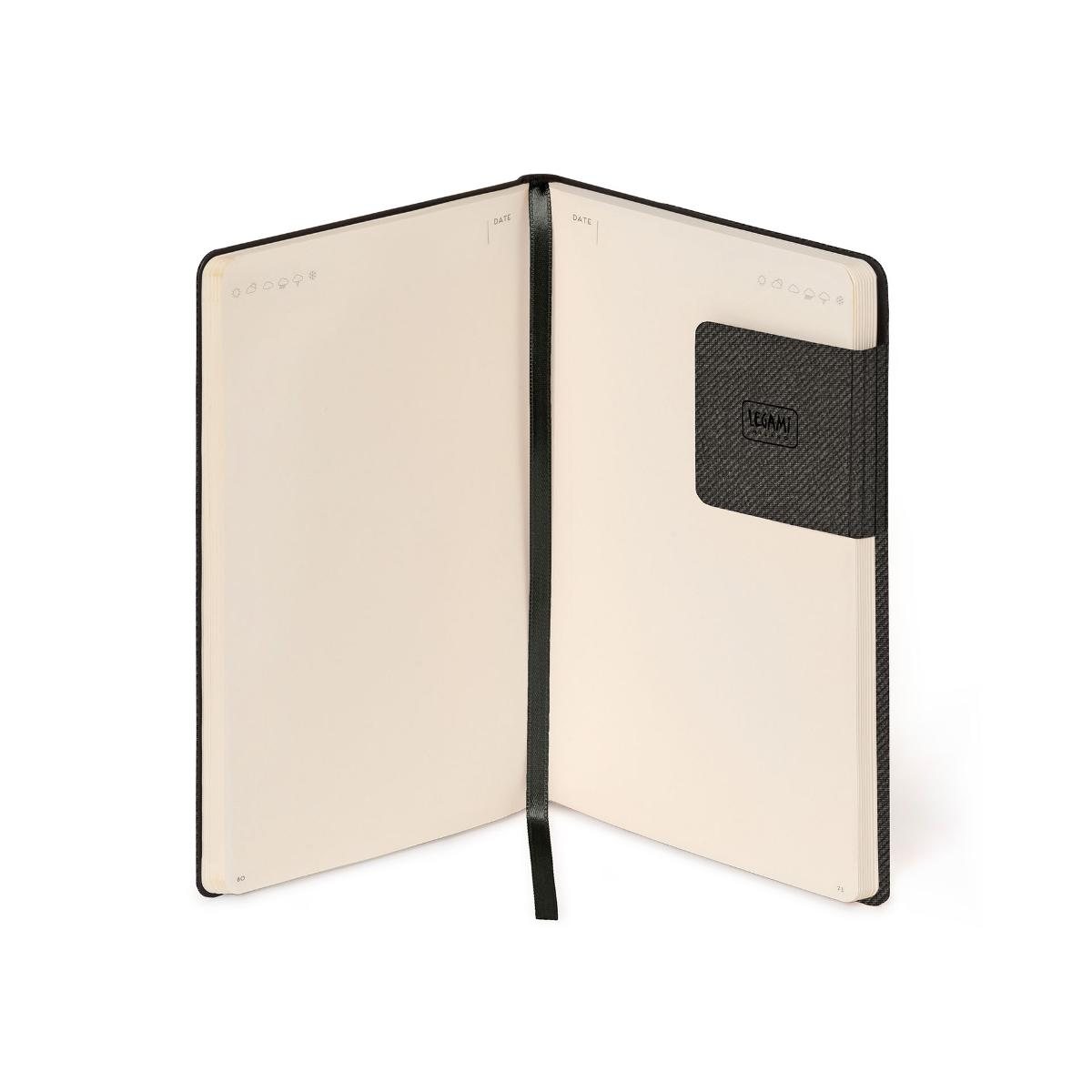 Deep Graphite Plain Medium Notebook