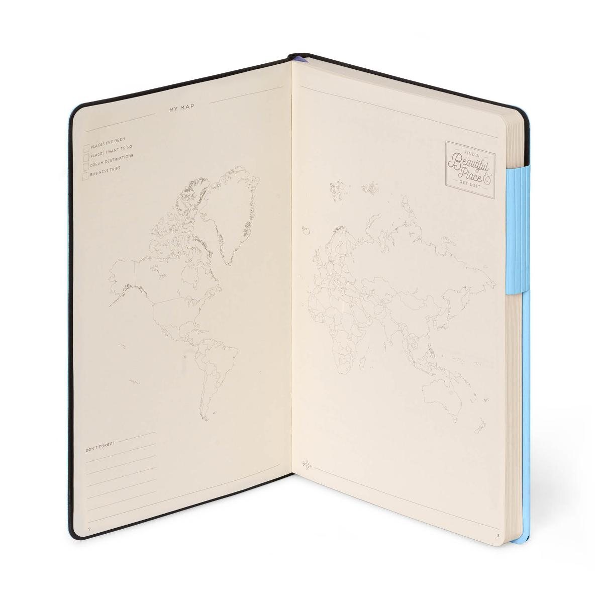 Aura Lined Large Notebook