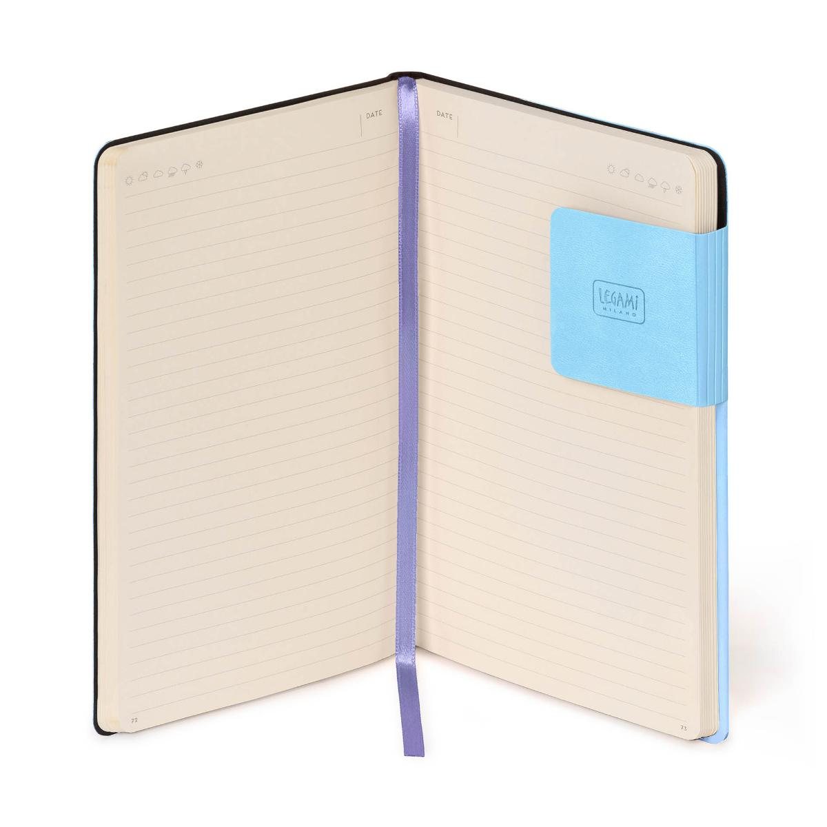 Aura Lined Large Notebook