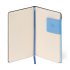 Retro Blue Lined Large Notebook