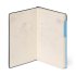 Retro Blue Lined Large Notebook