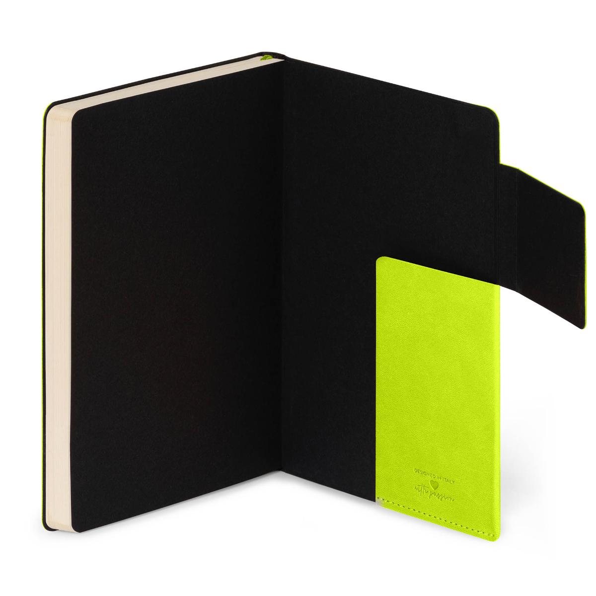 Chartreuse Lined Large Notebook