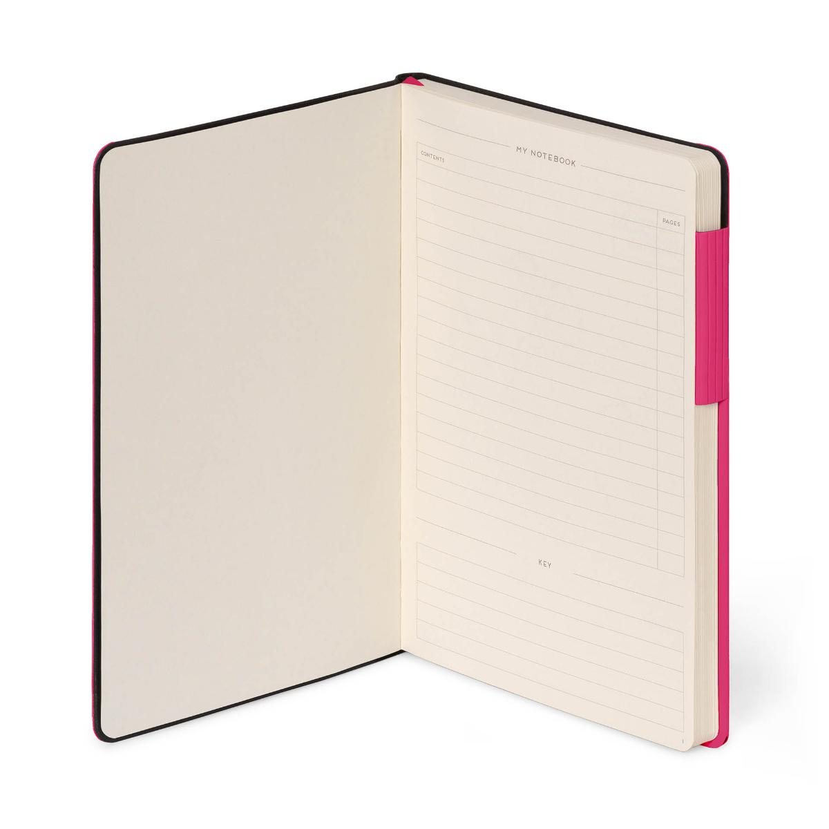 Raspberry Lined Large Notebook