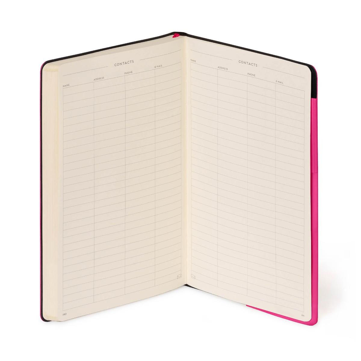 Raspberry Lined Large Notebook