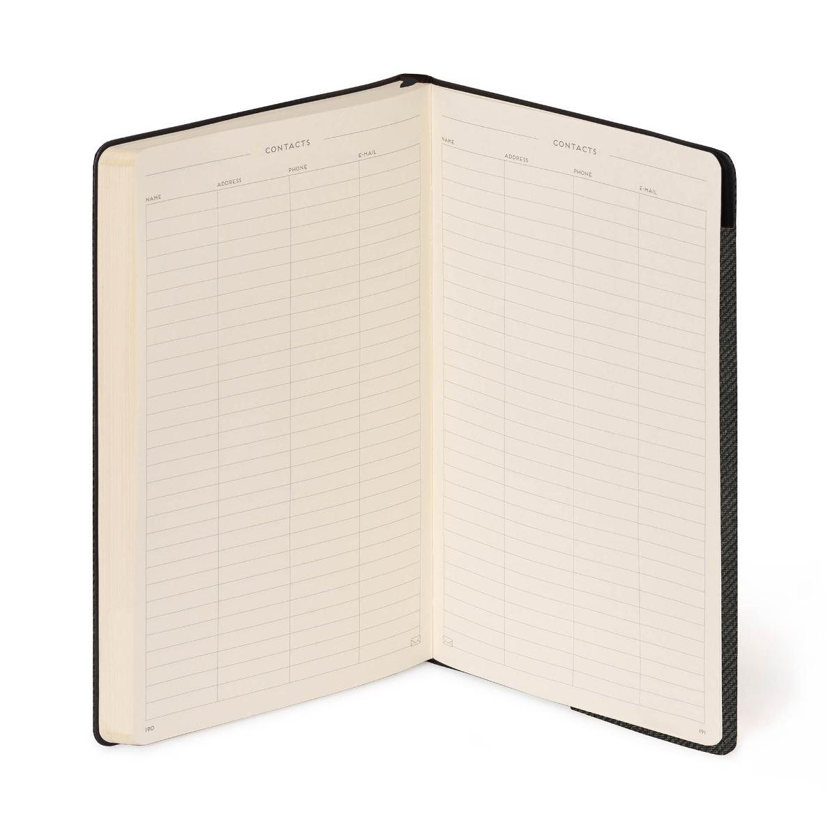Deep Graphite Lined Large Notebook