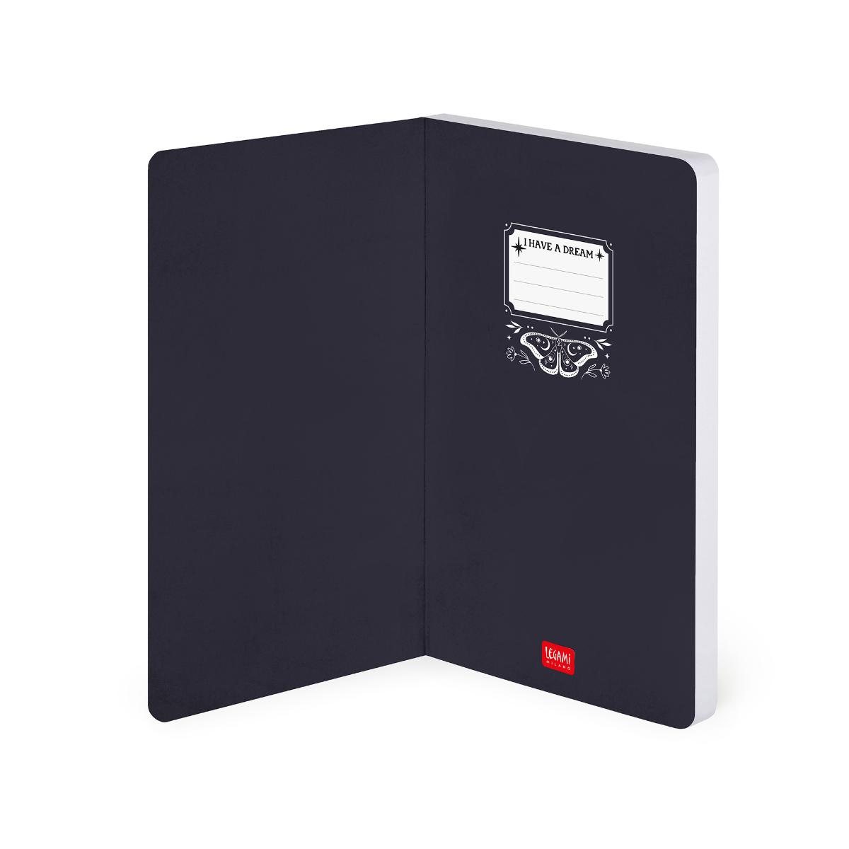 Moth Lined Medium Notebook
