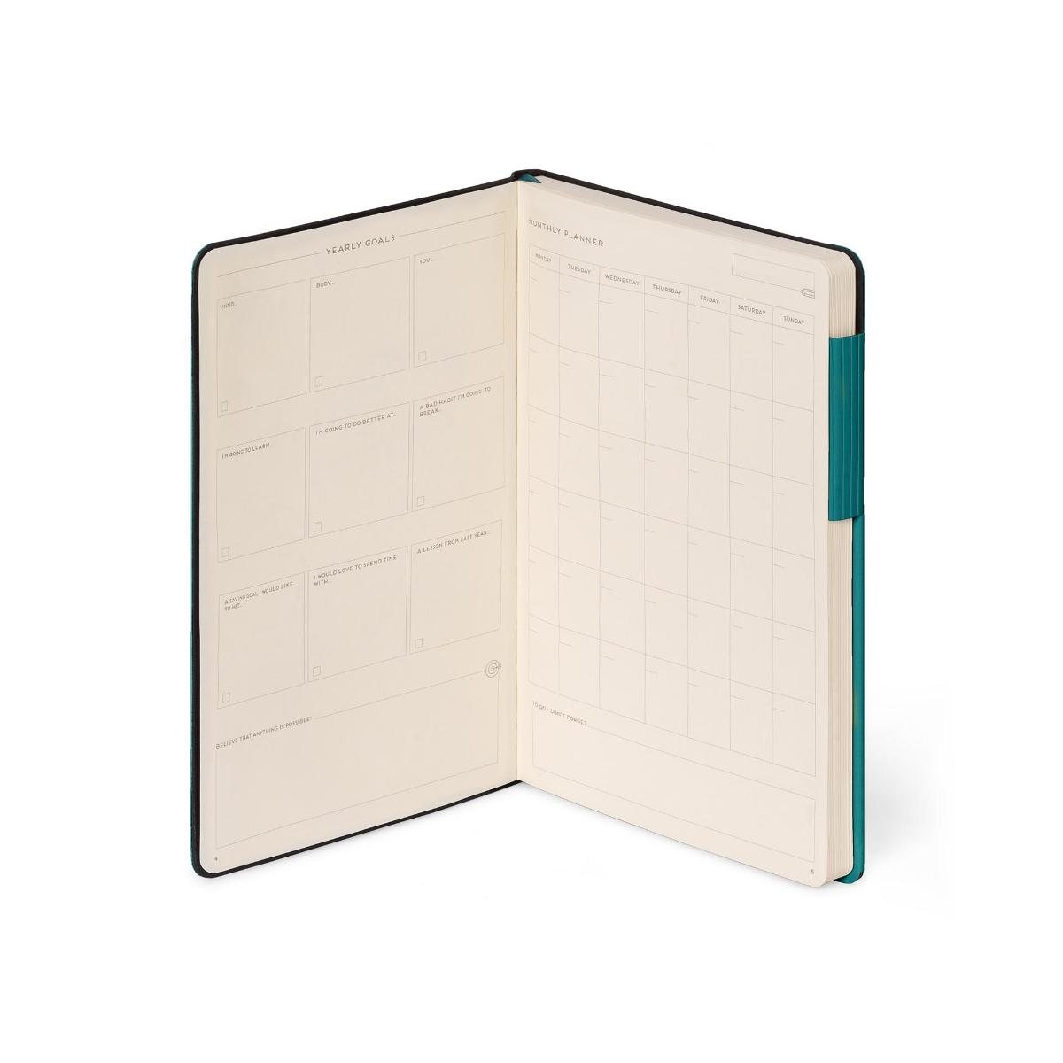 Malachite Green Plain Medium Notebook