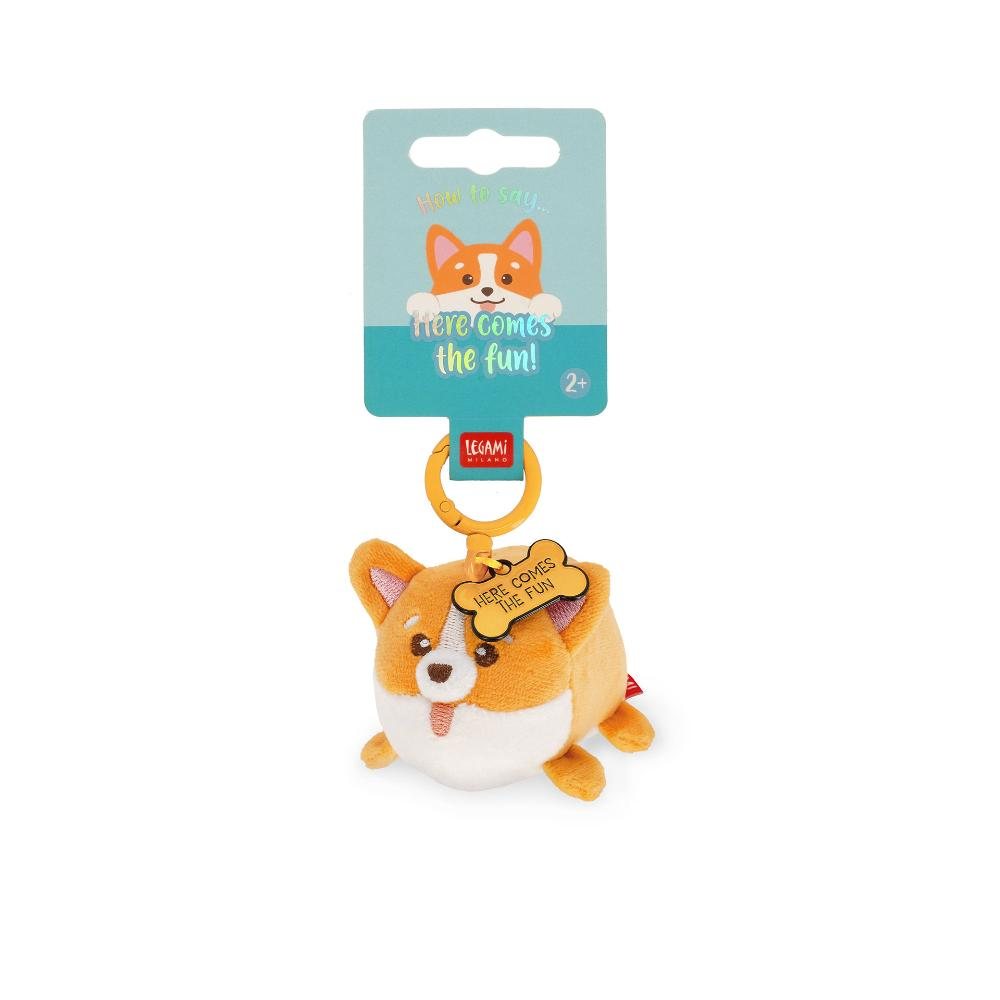 Plush Key Ring - Super Soft! - Corgi  Tiny 