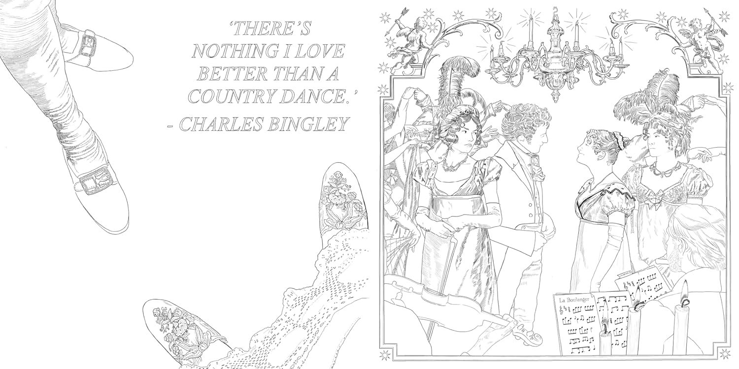 The BBC Pride & Prejudice Colouring Book