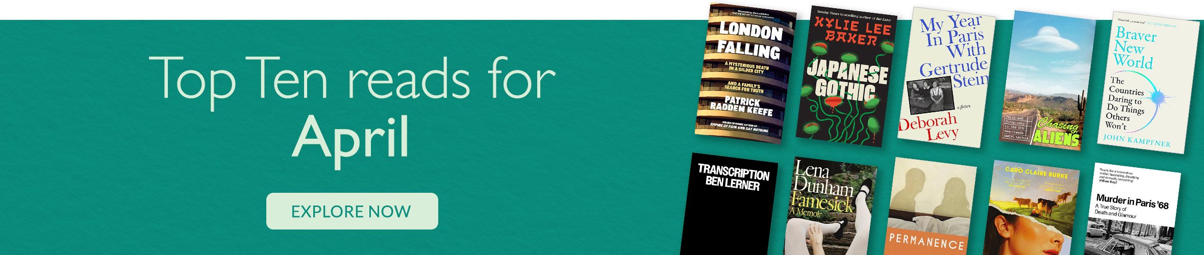 Further Reading: Top Ten Reads for April