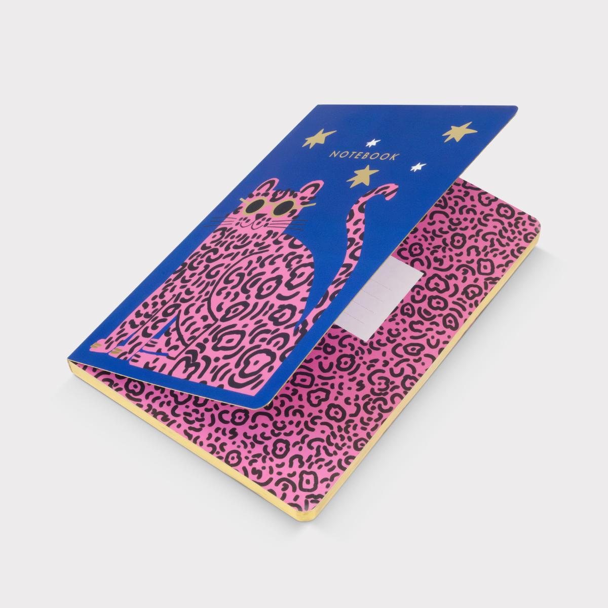 Cool Cat Softcover A5 Notebook