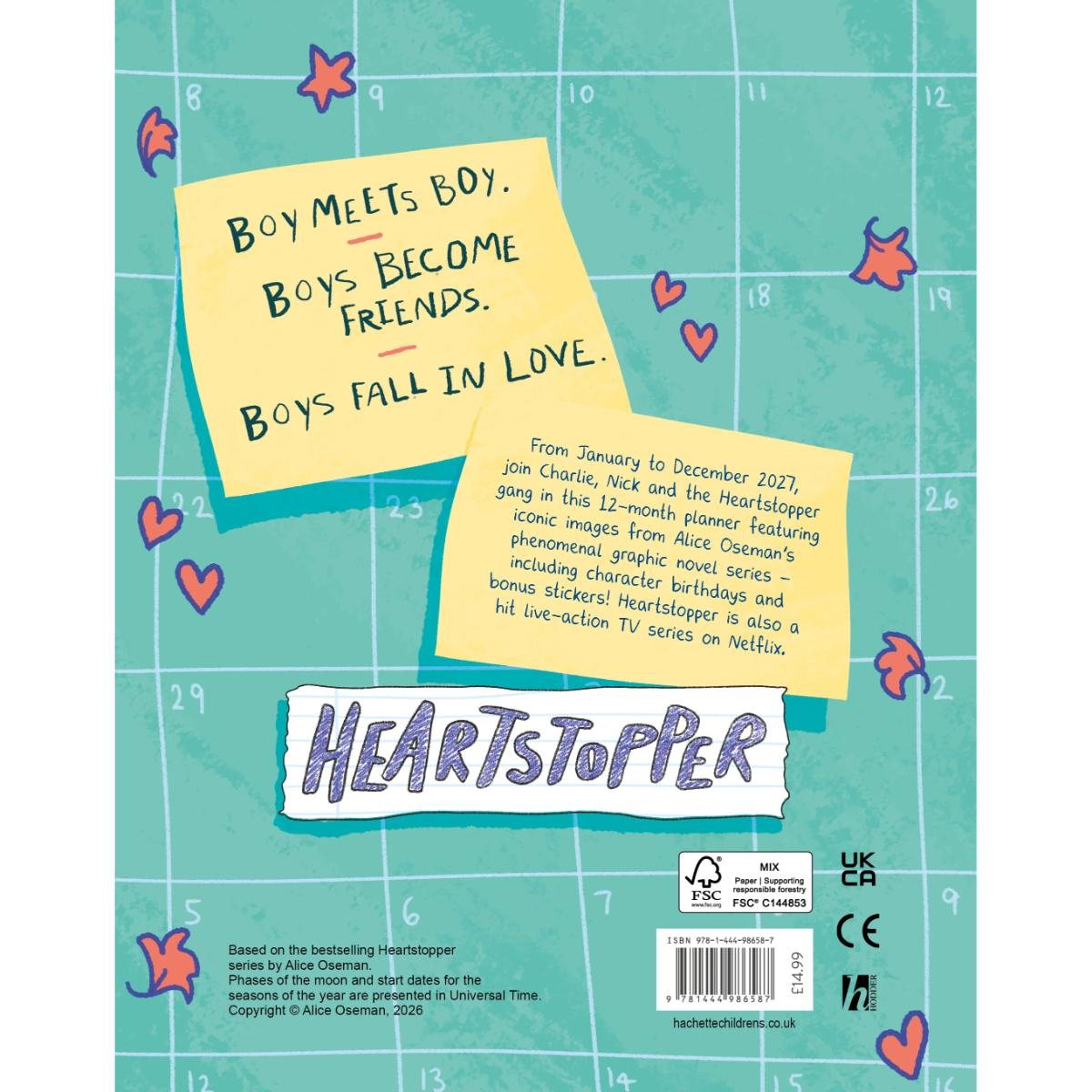 The Heartstopper 2027 Planner