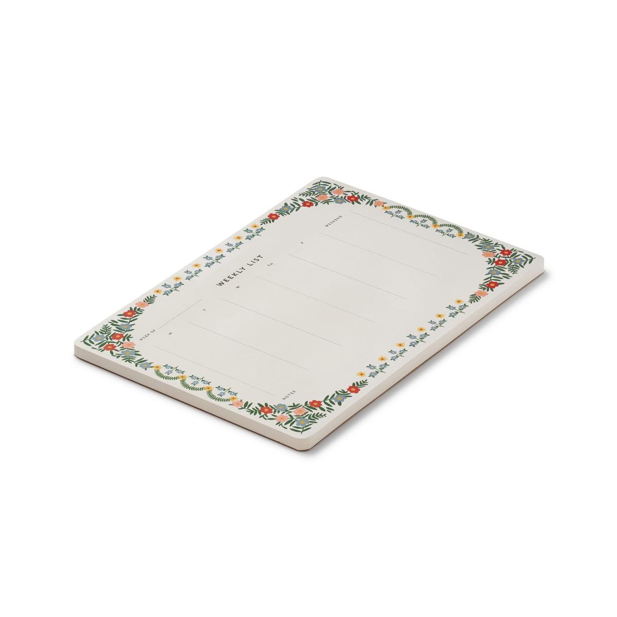 Rosette Weekly Desk Pad