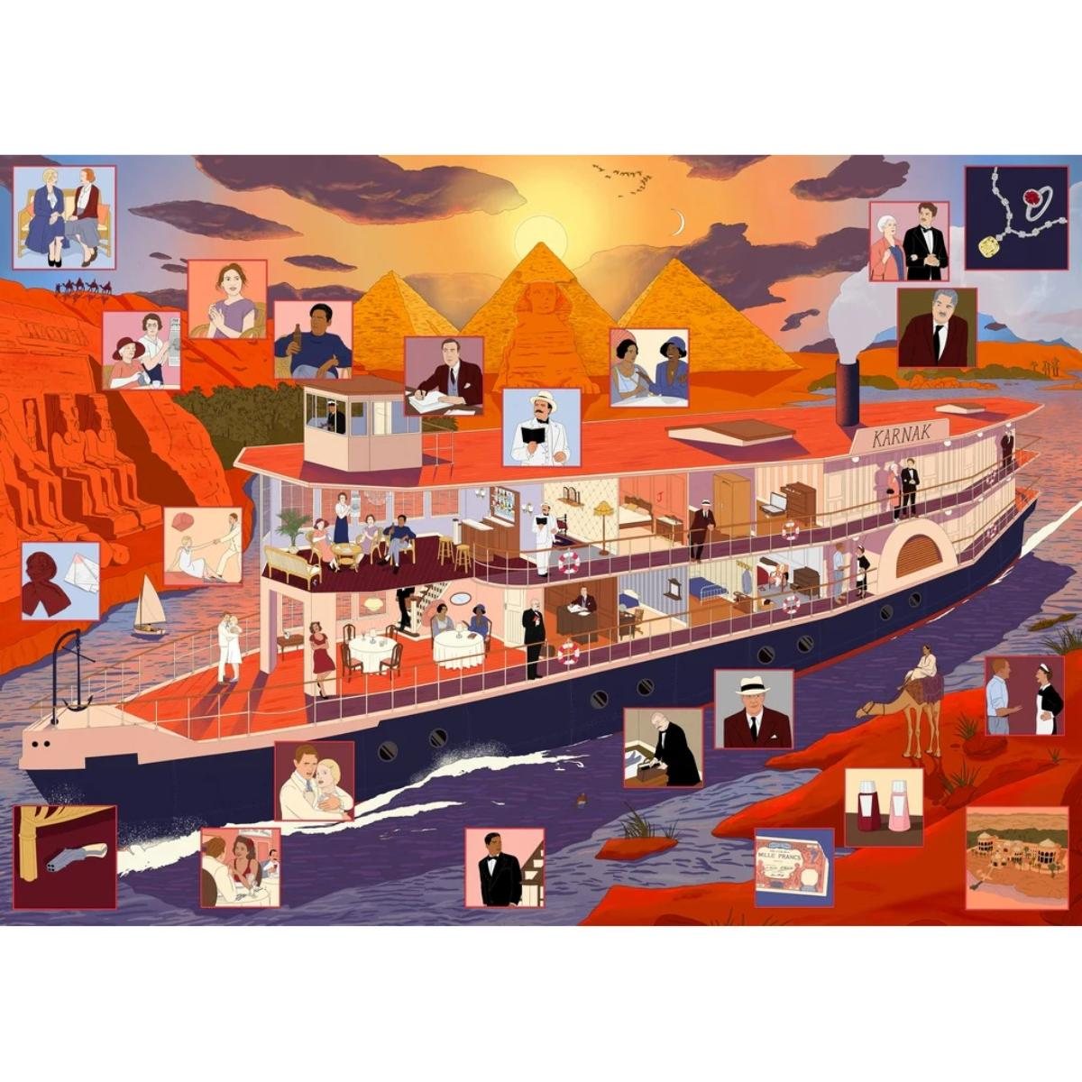 The World of Death on the Nile 1000 Piece Jigsaw Puzzle