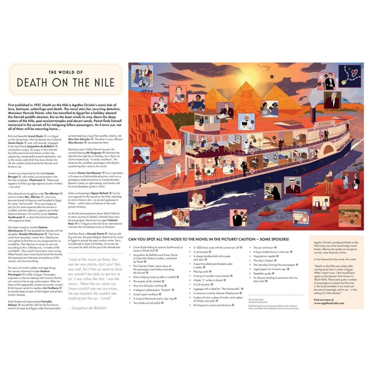 The World of Death on the Nile 1000 Piece Jigsaw Puzzle