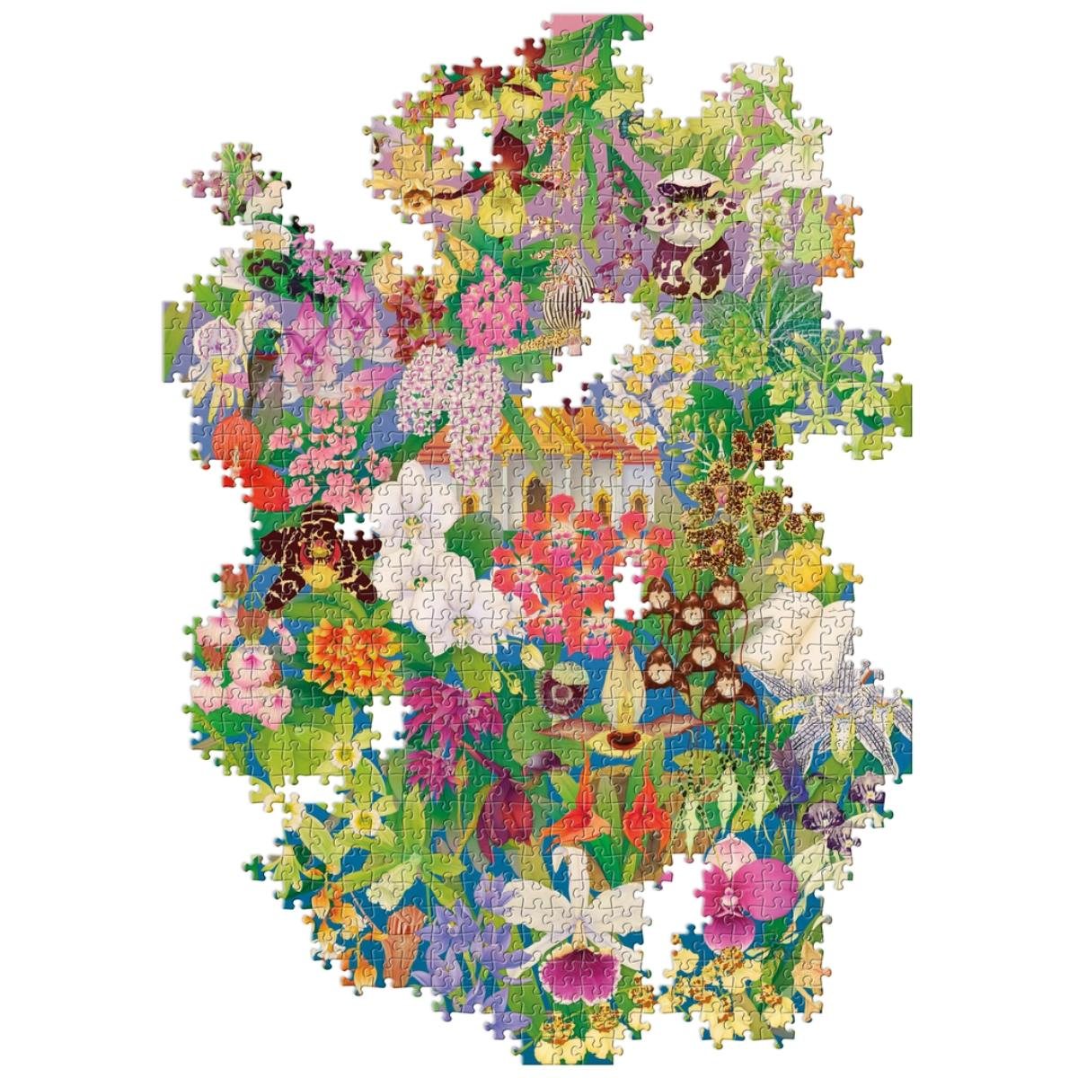 Around The World In 50 Orchids 1000 Piece Jigsaw Puzzle