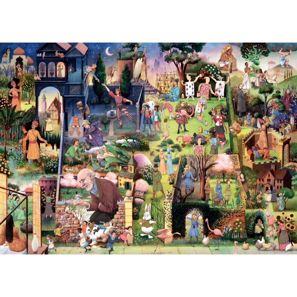 A Book Lovers Garden 1000 Piece Jigsaw Puzzle