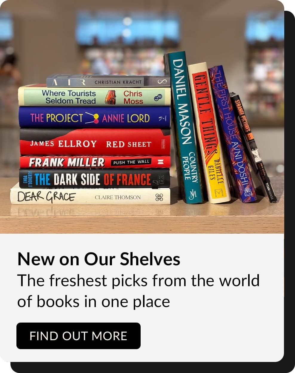New on our Shelves