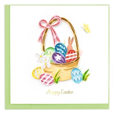 Egg Basket Greeting Card