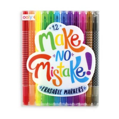 Make No Mistakes Erasers Markers