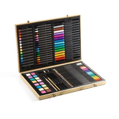 Djeco Malkasten BIG BOX 88-teilig in bunt