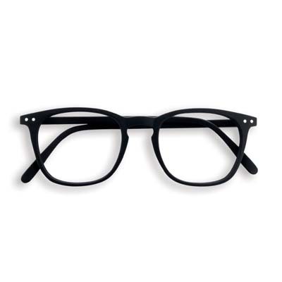 +1.00 Black Square Reading Glasses