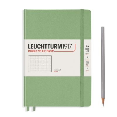 Sage Medium Dotted Notebook